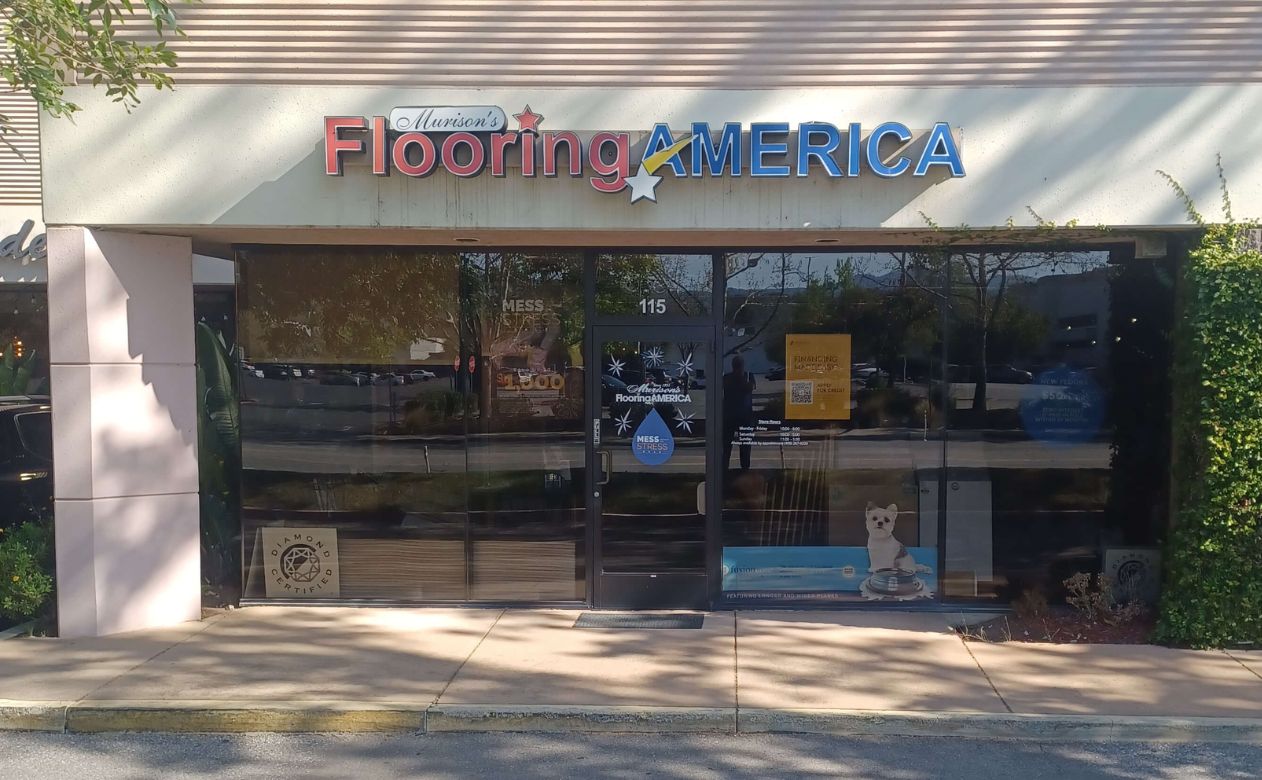 Murison's Flooring America storefront in San Jose, CA