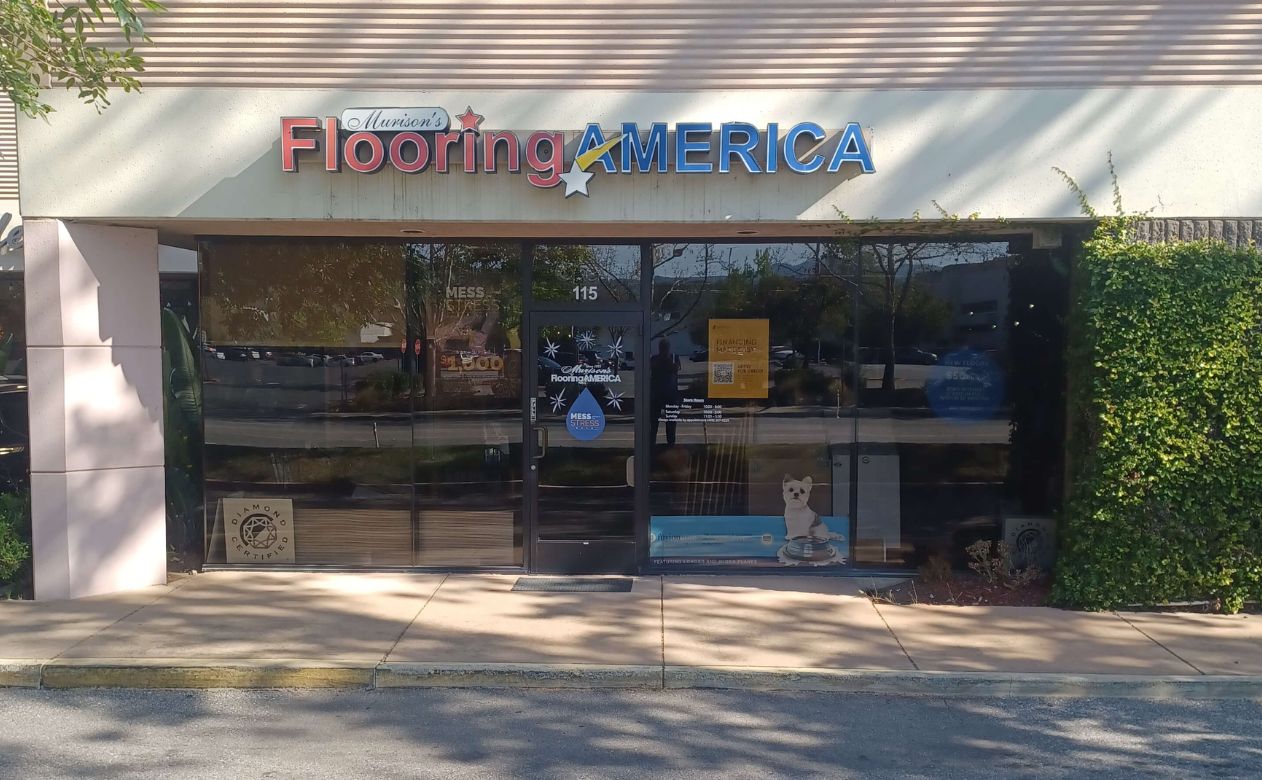Murison's Flooring America showroom storefront
