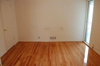 Refinished Hardwood Floor in Den