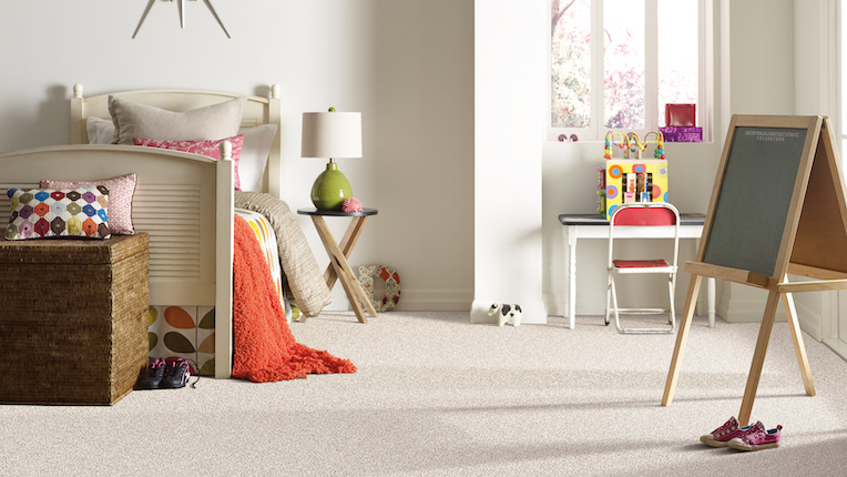 soft cozy carpets in a kids' bedroom